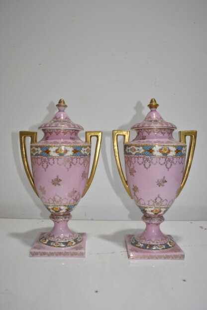 Pareja jarrones rosas - Imagen 12