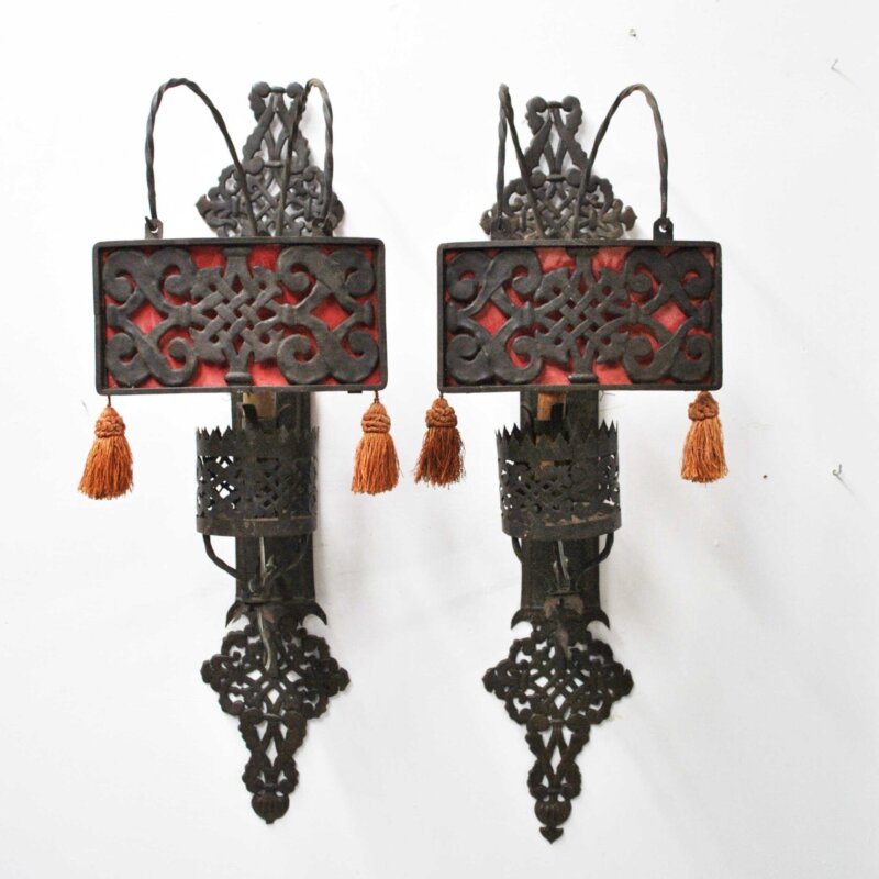 Apliques pared hierro fundido