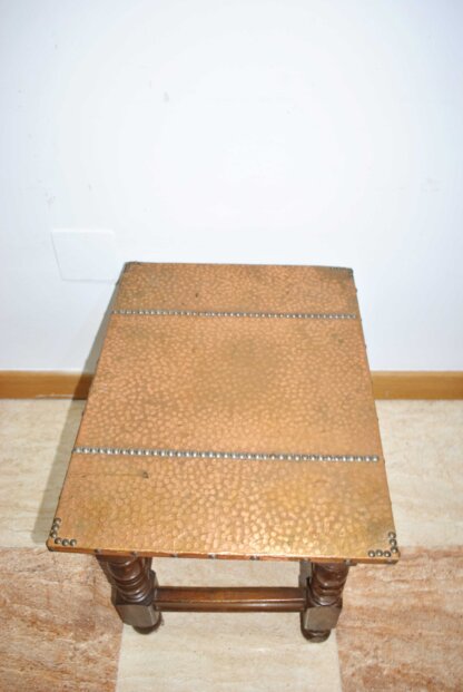 Mesa rústica tablero cobre - Imagen 6