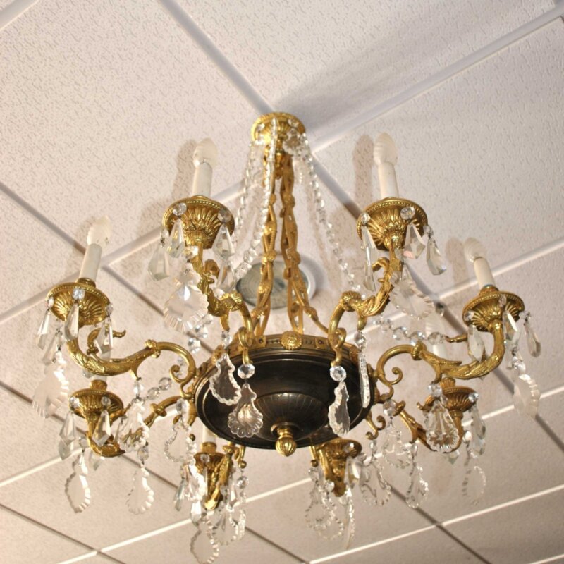 Lámpara araña Luis XV