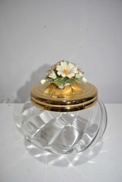 Bombonera cristal y porcelana - Imagen 2