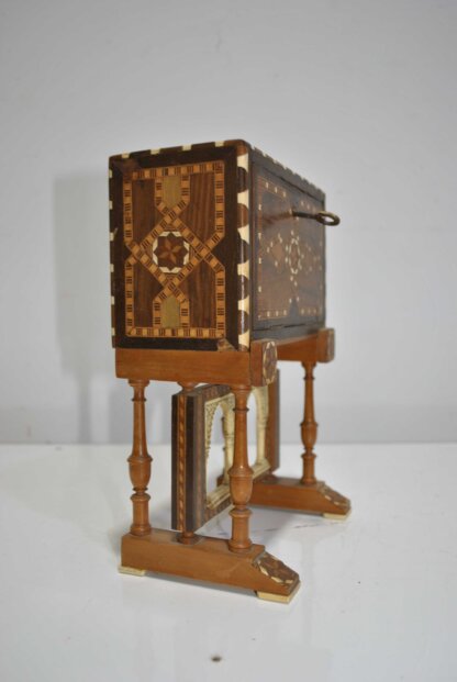 Bargueño miniatura taracea - Imagen 6