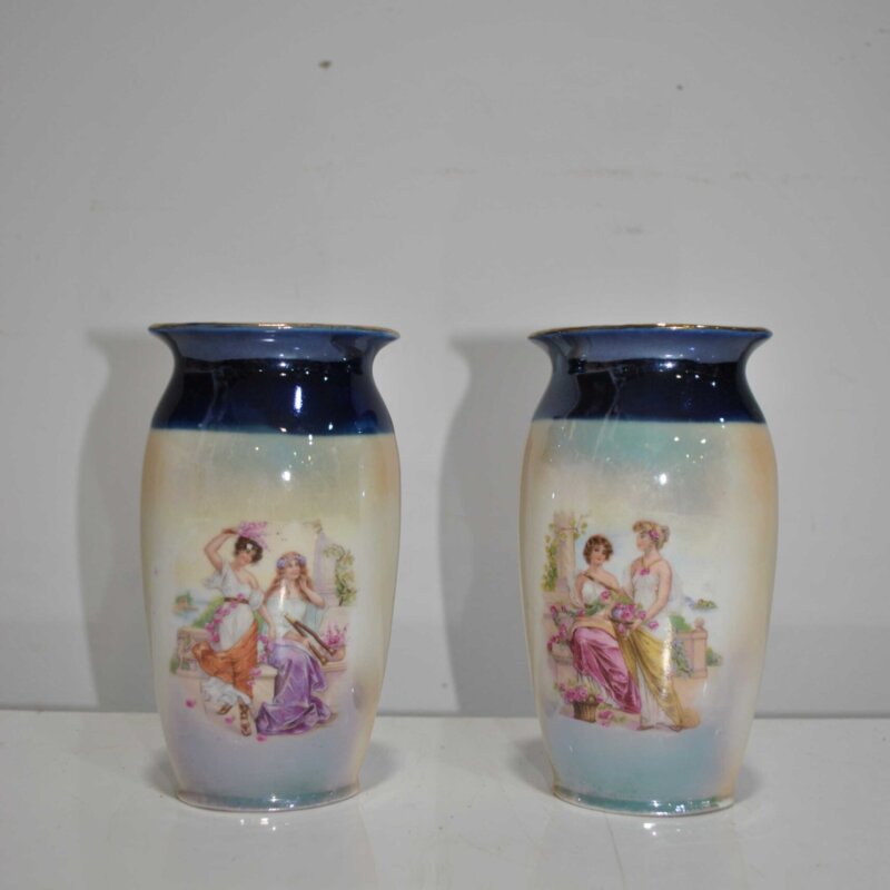 Pareja jarrones o floreros