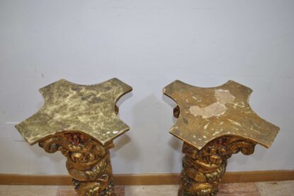 Pareja columnas pan de oro - Imagen 3