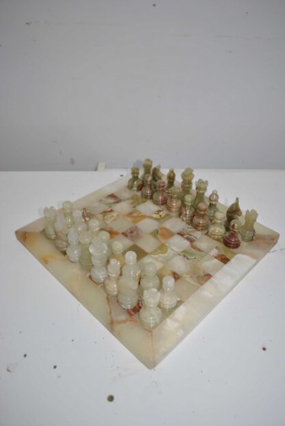 Juego de ajedrez mármol Ónix - Imagen 5
