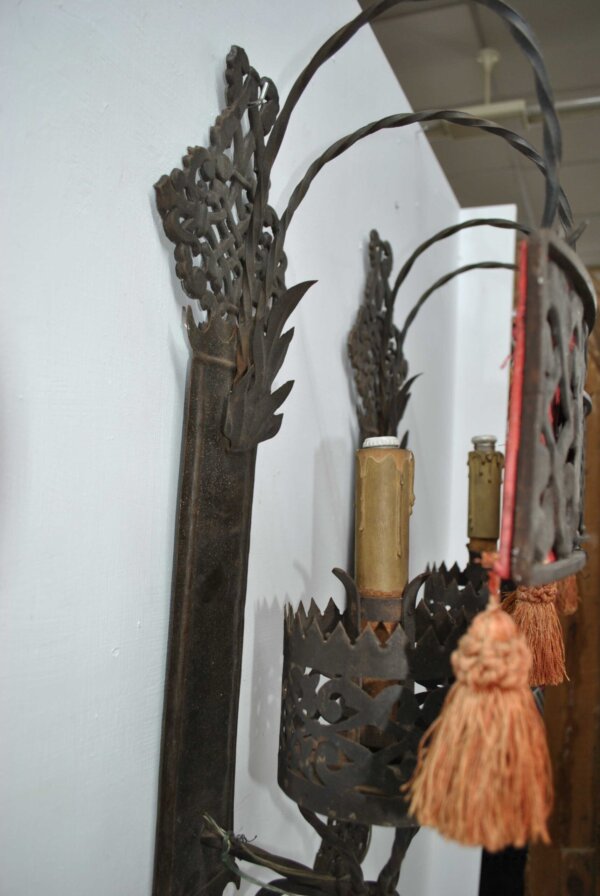 Apliques pared hierro fundido - Imagen 6