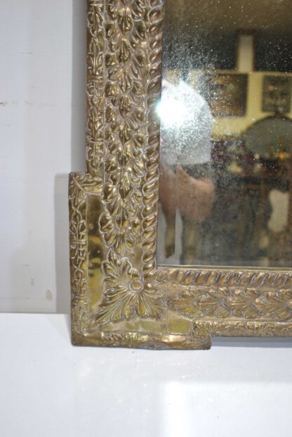 Gran espejo latón dorado - Imagen 4