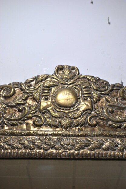 Gran espejo latón dorado - Imagen 7
