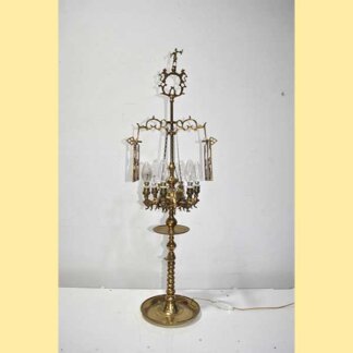 Lámpara de mesa con heráldica