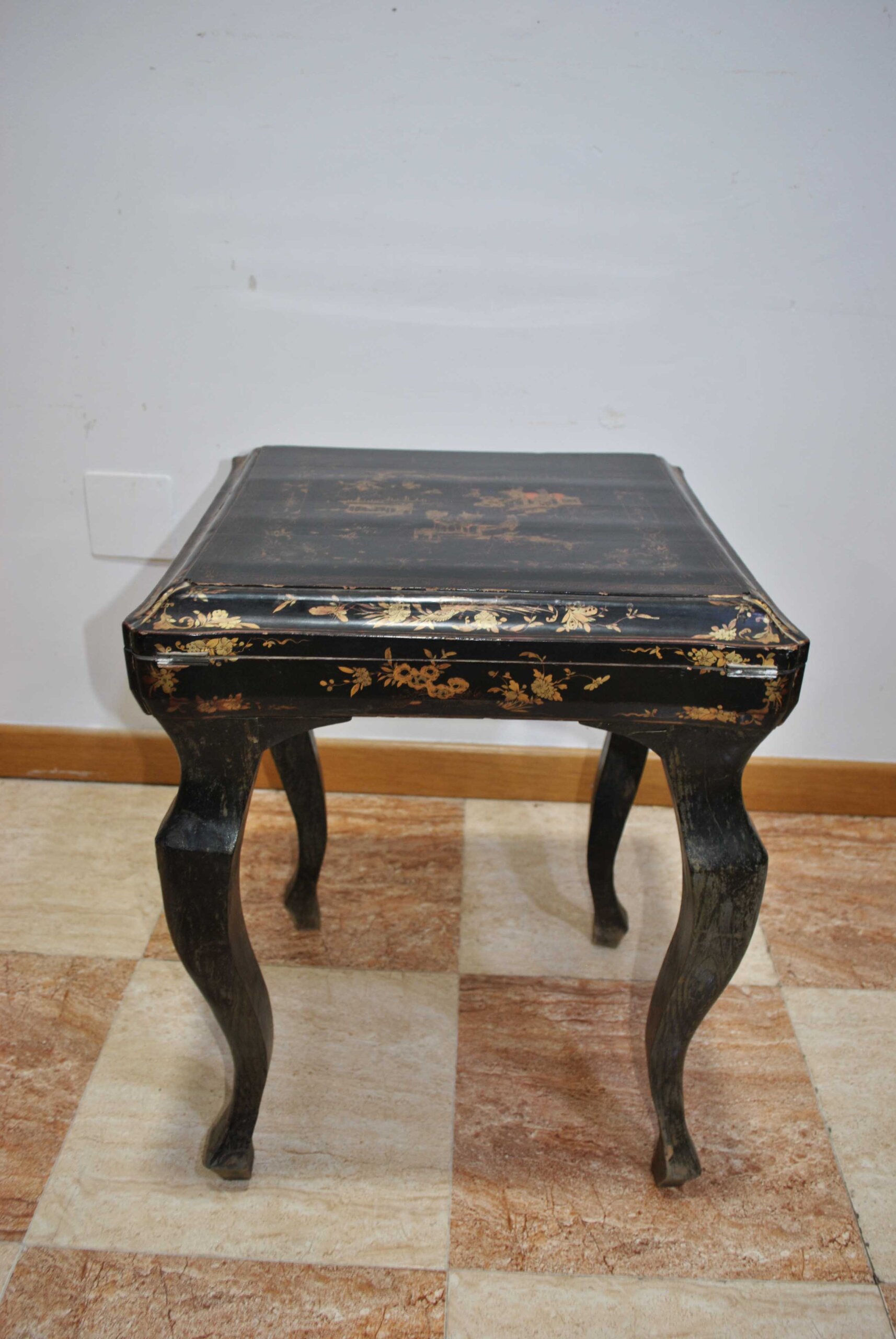 Mesa oriental lacada negra - Imagen 7