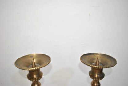 Candelabros hacheros bronce - Imagen 4