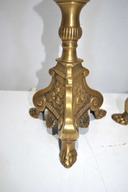 Candelabros hacheros bronce - Imagen 7