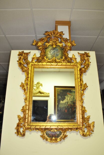 Espejo oro con pinturas - Imagen 2