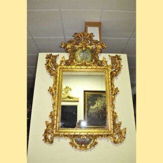 Espejo oro con pinturas