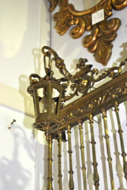 Reja con farol bronce - Imagen 5