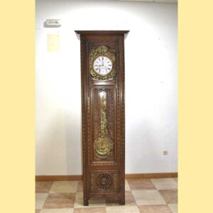 Reloj de pie caja de madera