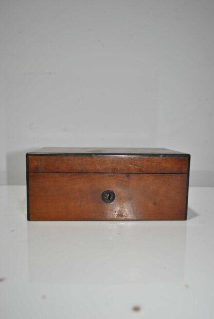 Caja madera marquetería floral - Imagen 3