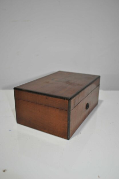Caja madera marquetería floral - Imagen 6