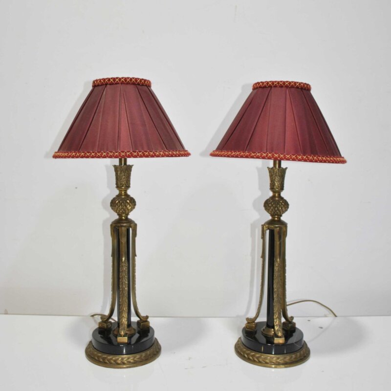 Juego lámparas de mesa