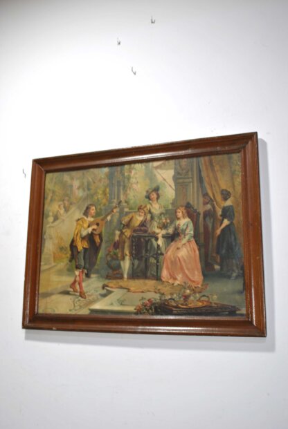 Lámina antigua romántica - Imagen 2