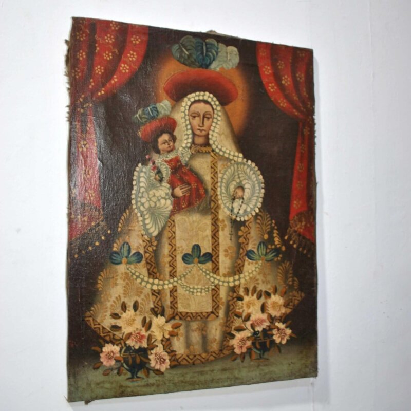 Cuadro cuzqueño Virgen