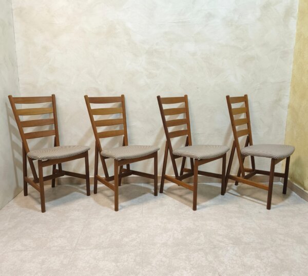 Conjunto de 4 sillas Hansen & Sorensen - Imagen 2