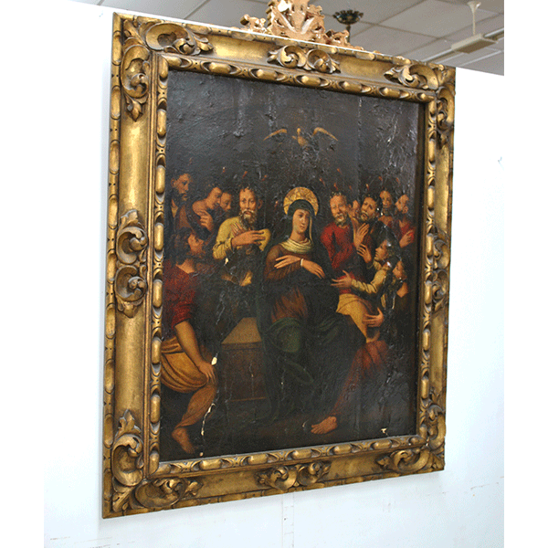 Óleo sobre lienzo Pentecostés S.XVII