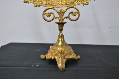 Candelabro bronce 4 velas - Imagen 4