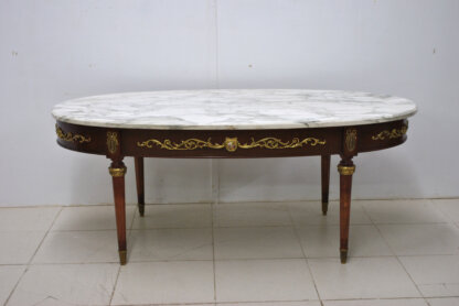 Mesa de centro porcelanas Luis XVI - Imagen 2