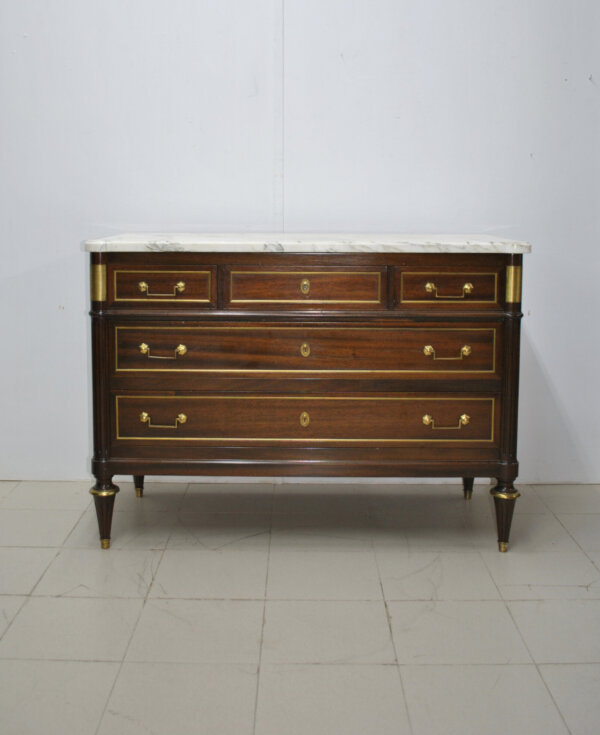 Cómoda Luis XVI madera y bronce