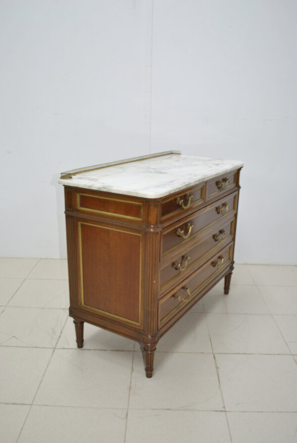 Cómoda Luis XVI de madera - Imagen 6