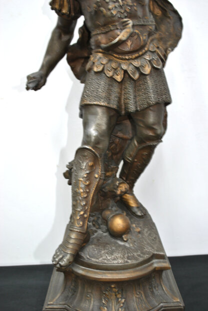Escultura guerrero romano - Imagen 4