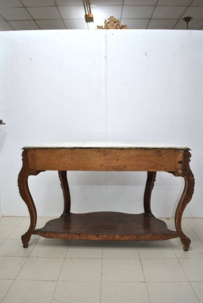 Consola tallada madera caoba - Imagen 8