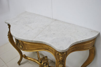 Consola tallada pan de oro - Imagen 5