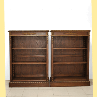 Pareja estanterías o bibliotecas