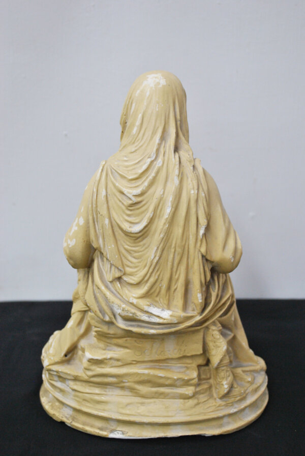 Escultura Virgen con niños - Imagen 6