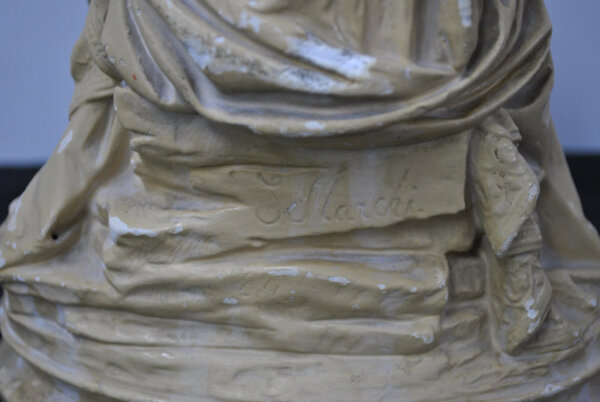 Escultura Virgen con niños - Imagen 7