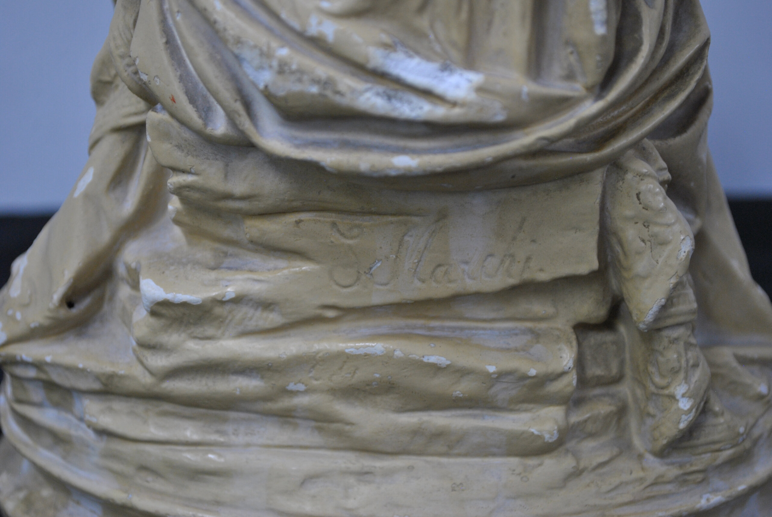 Escultura Virgen con niños - Imagen 7