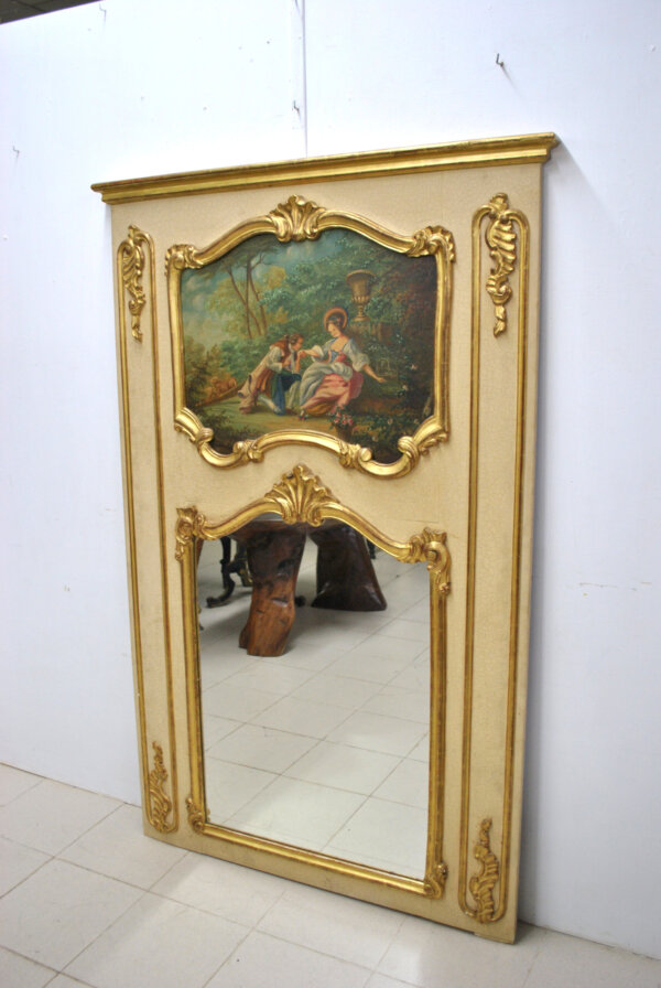 Espejo trumeau beige con escenas - Imagen 4