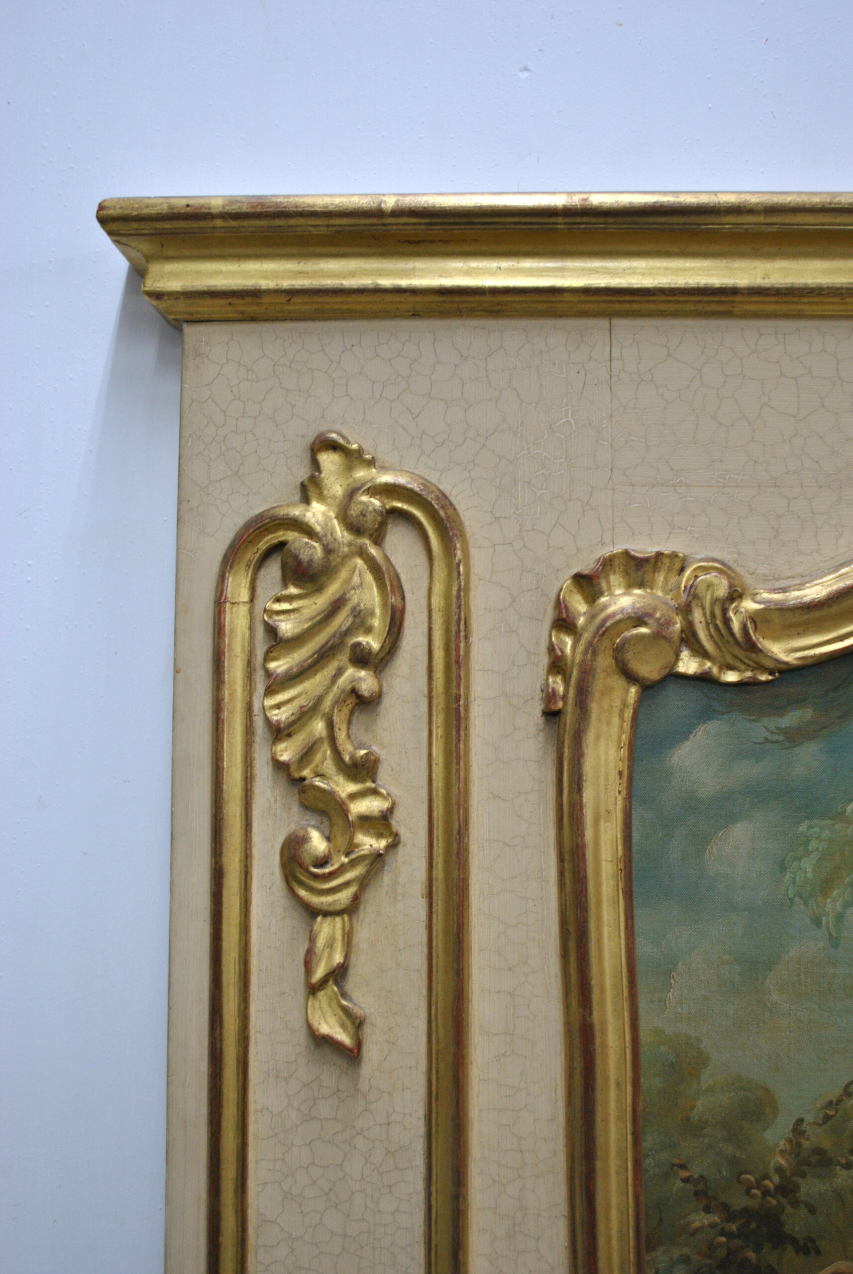 Espejo trumeau beige con escenas - Imagen 7
