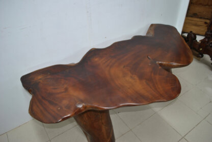 Mesa madera tallada contemporánea - Imagen 5