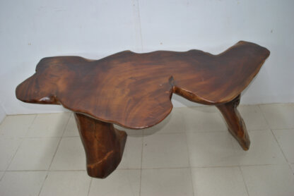 Mesa madera tallada contemporánea - Imagen 6