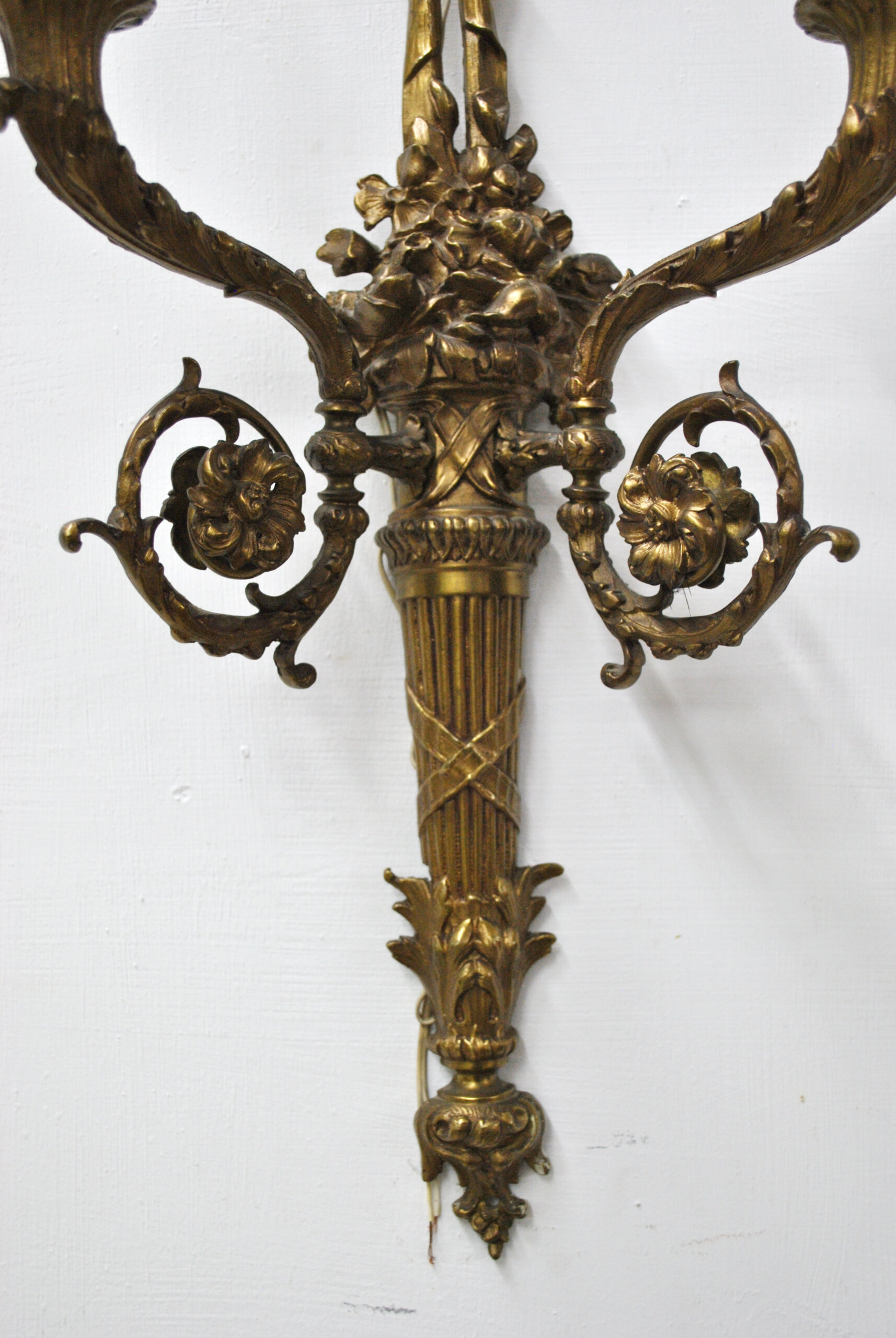 Apliques Luis XVI bronce - Imagen 6