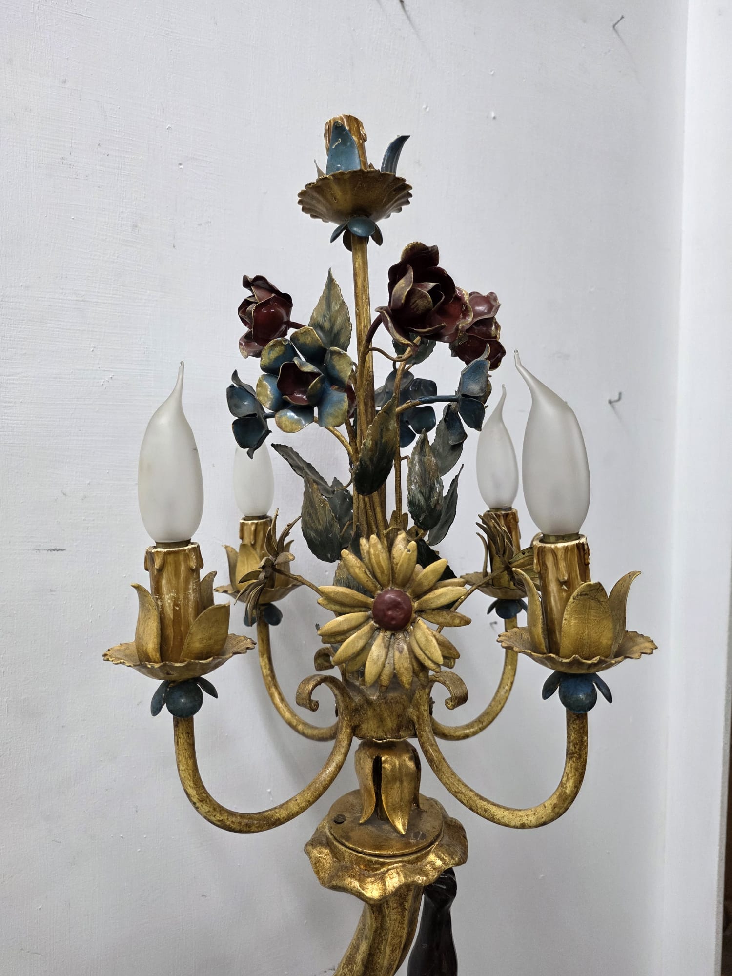 Lámpara de pie estilo veneciano - Imagen 5