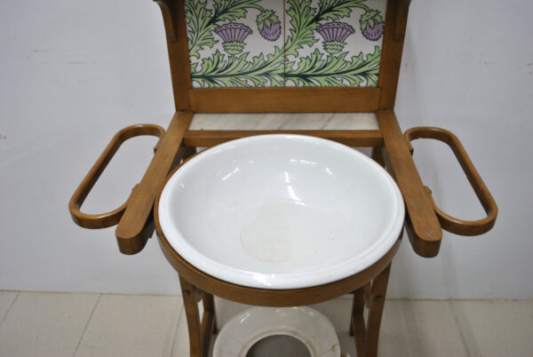 Lavabo palanganero Art Nouveau - Imagen 5