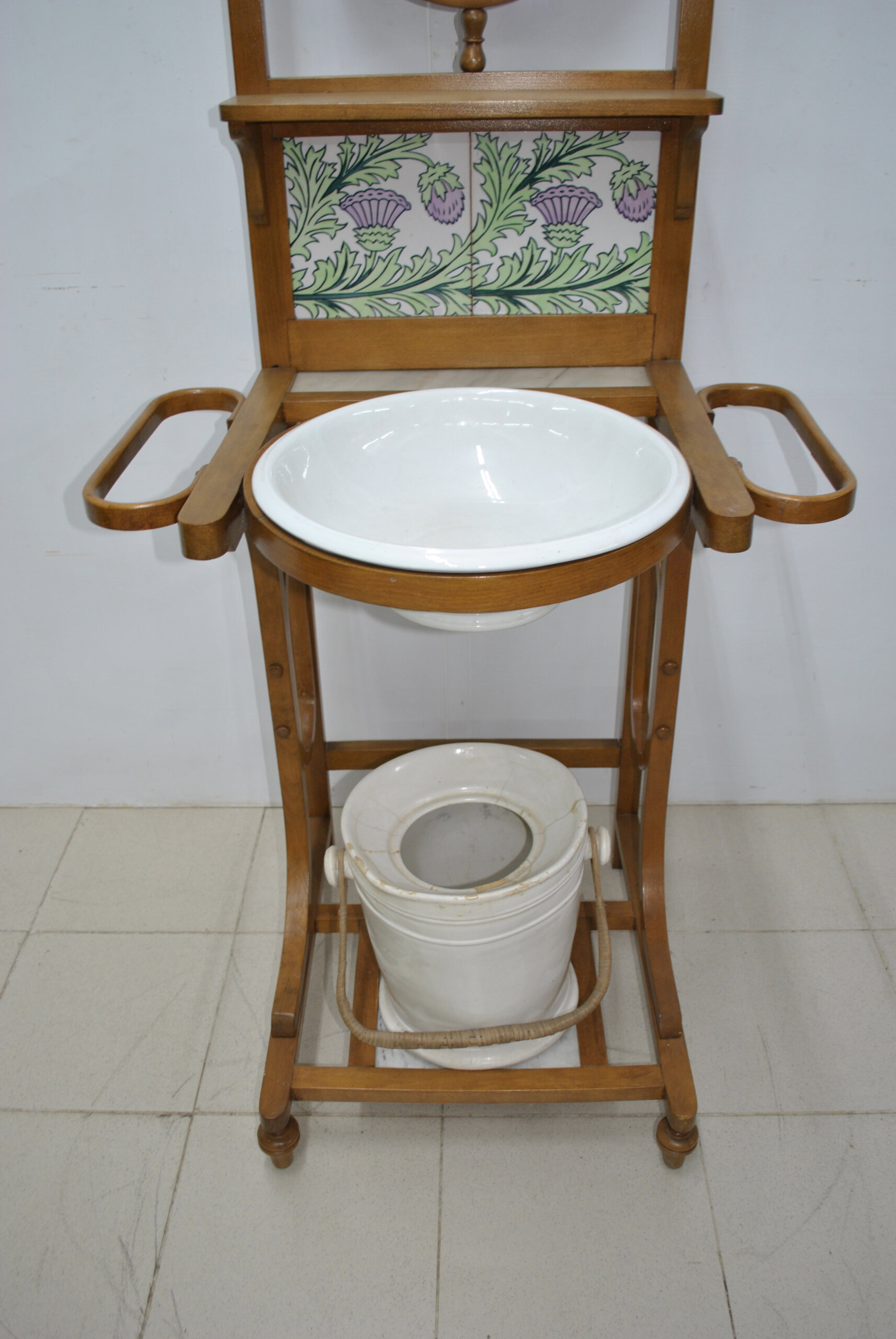 Lavabo palanganero Art Nouveau - Imagen 6