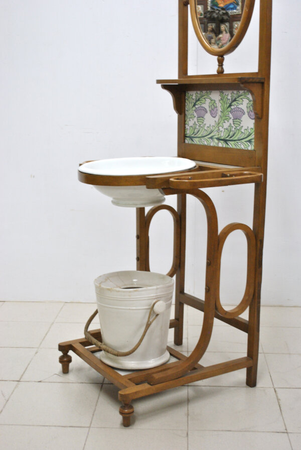 Lavabo palanganero Art Nouveau - Imagen 9