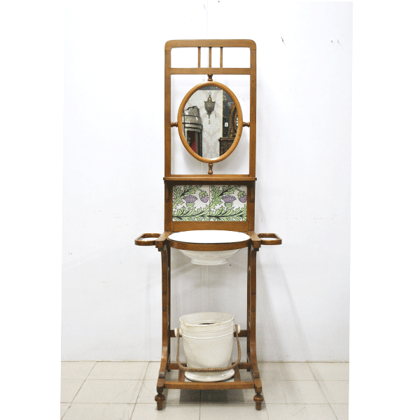 Lavabo palanganero Art Nouveau