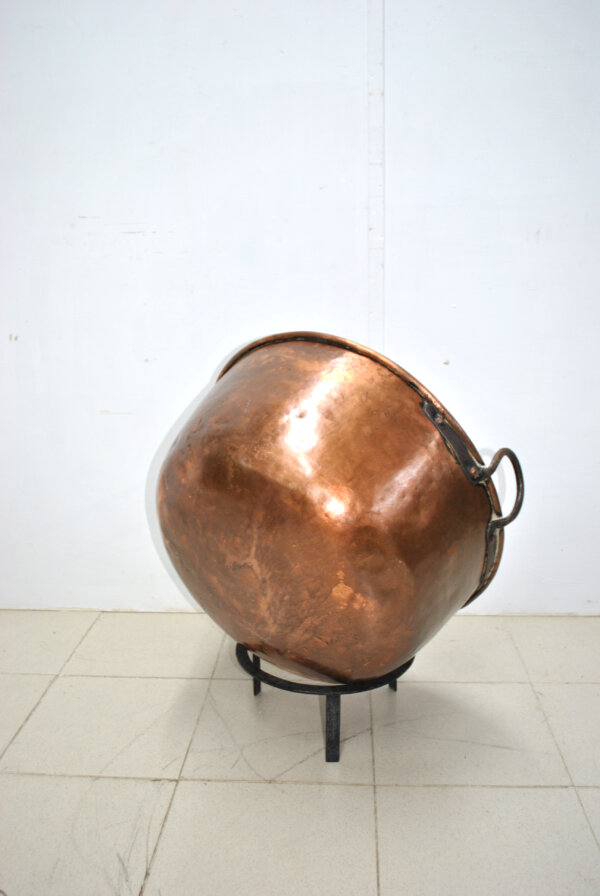 Caldero cobre con patas - Imagen 3