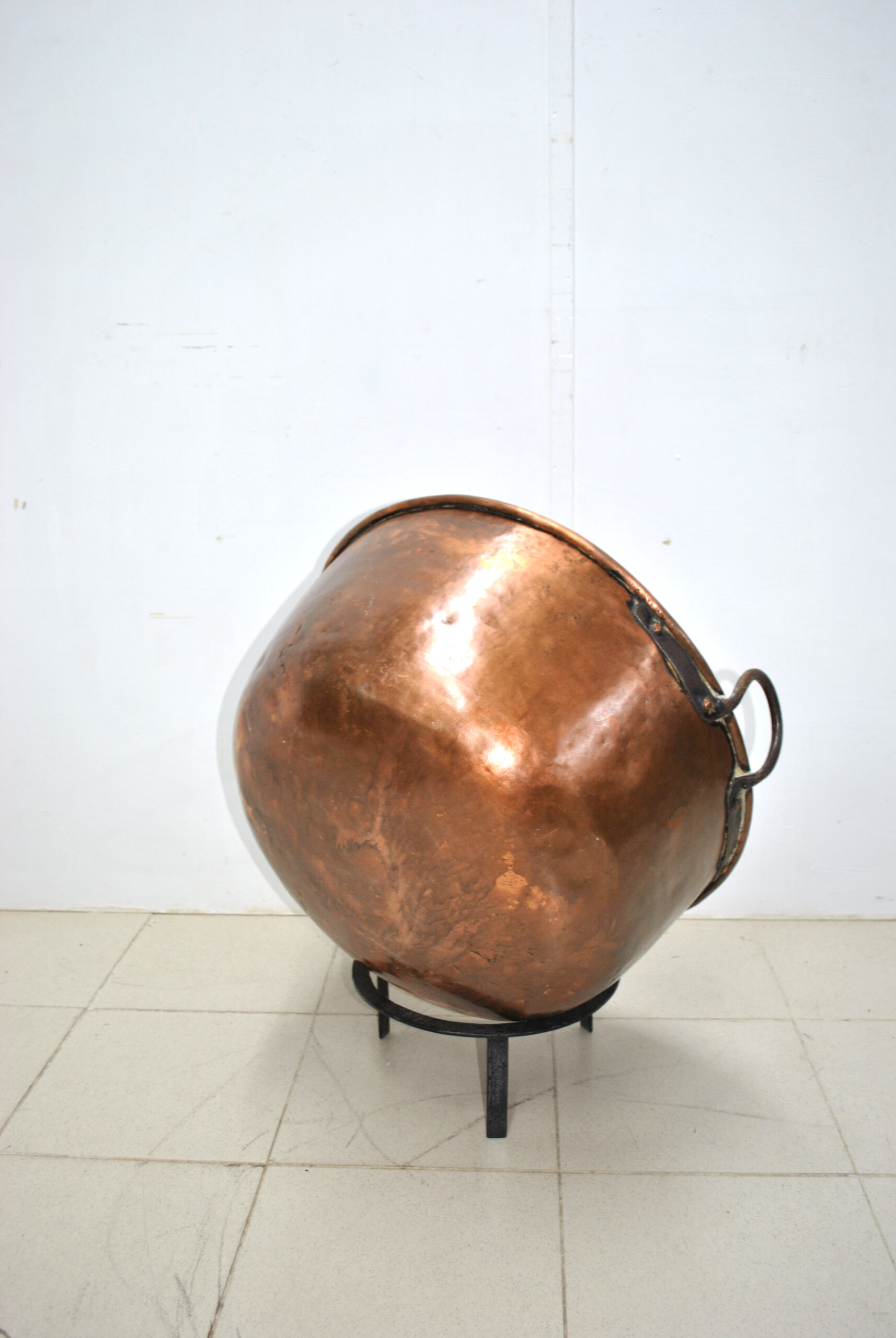 Caldero cobre con patas - Imagen 3